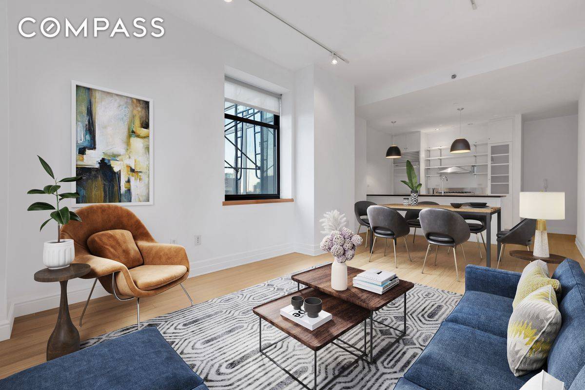 Fantastic one bedroom at 110 Livingston Wonderful P line corner unit for sale.