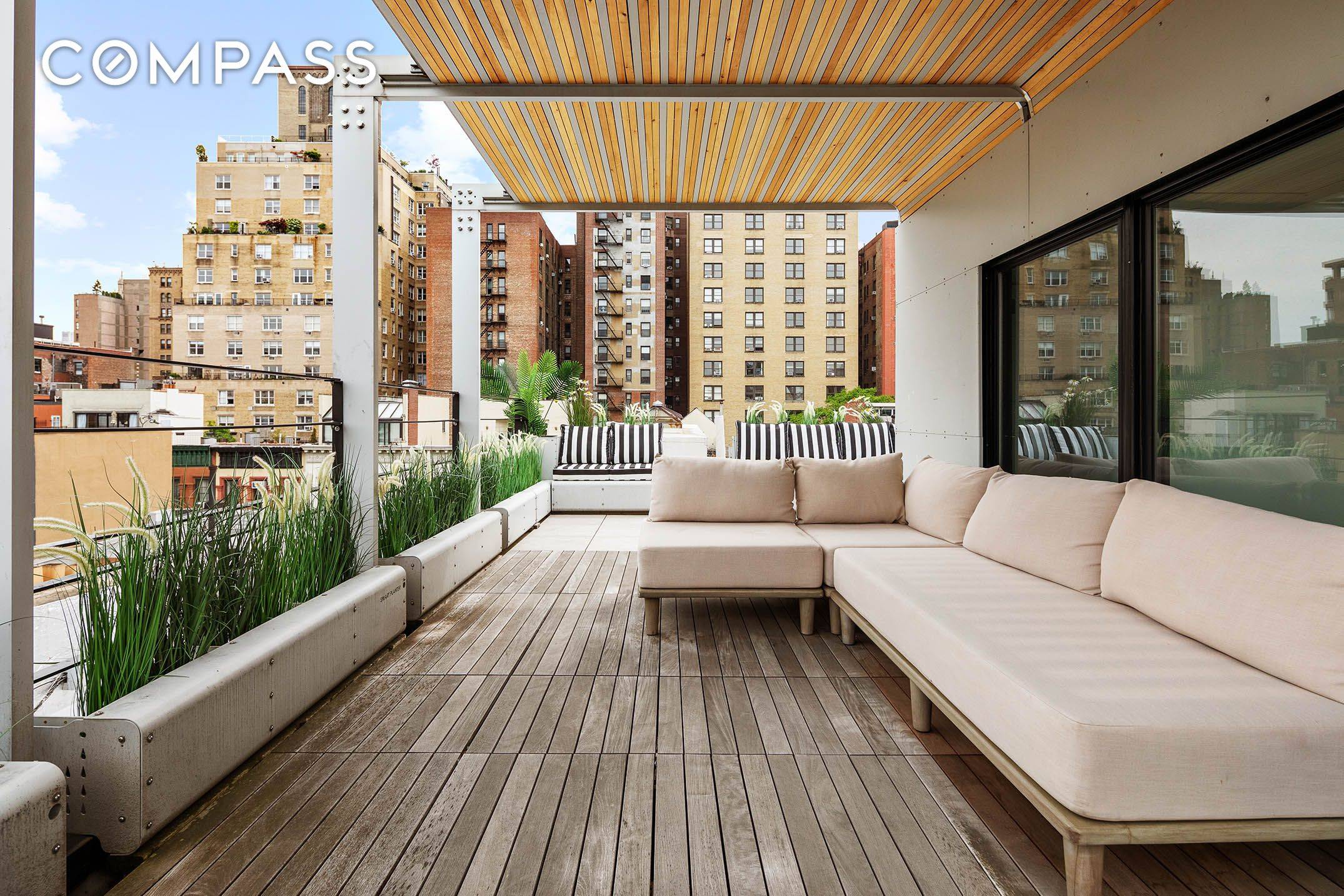 TOP FLOOR DESIGNER LOFT You will not believe this penthouse lofted one bedroom flex two bedroom with private rooftop oasis on the Upper West Side.