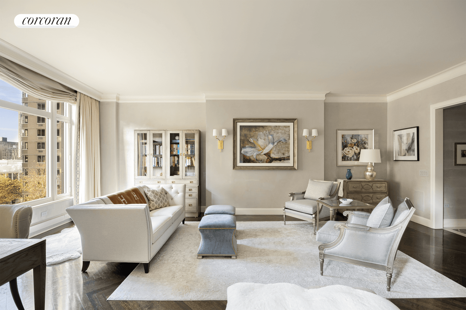 Luxurious Two Bedroom Tower Residence at Fifteen Central Park West.