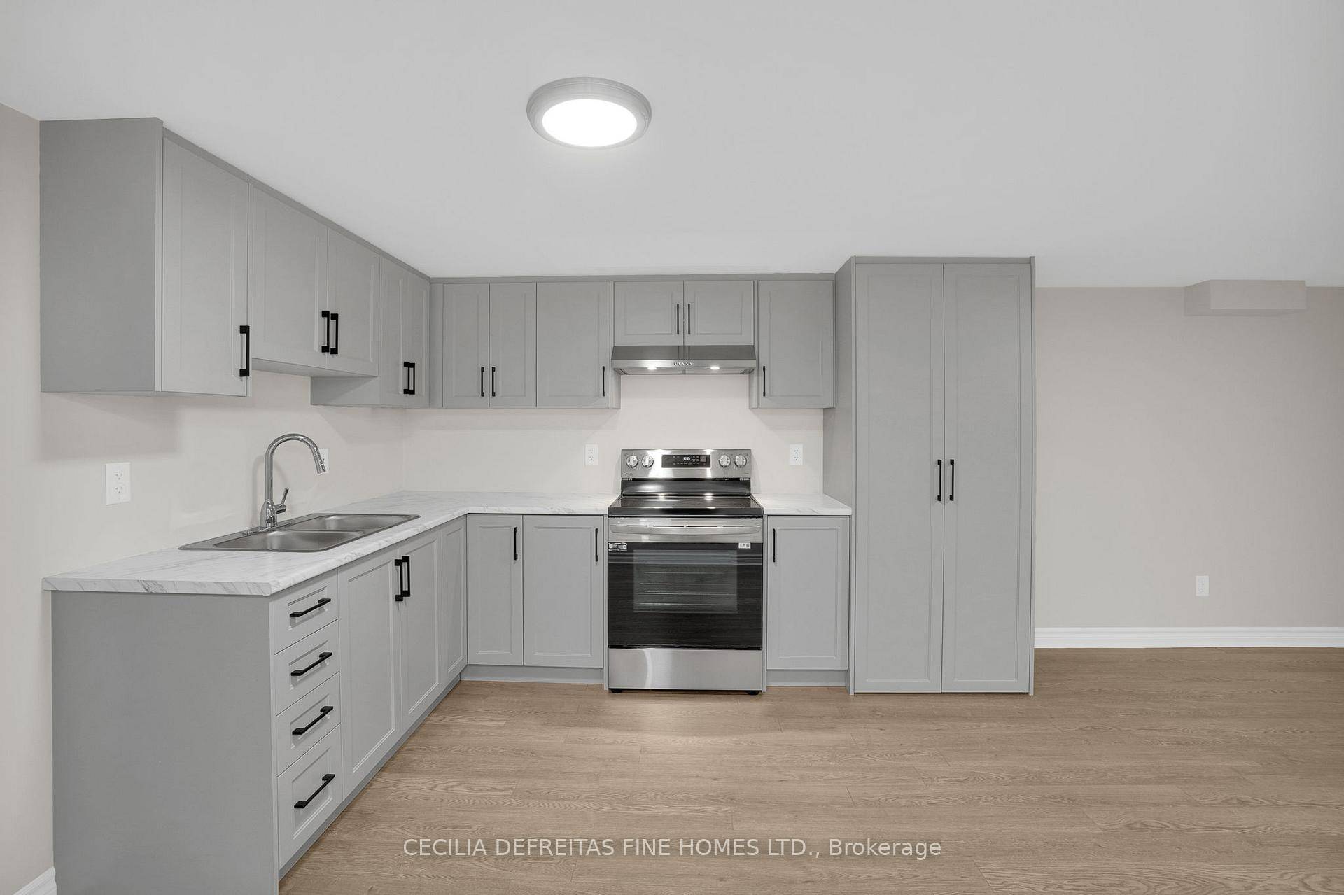 Welcome to this exquisite new 1 bedroom basement apt perfect for single professional.