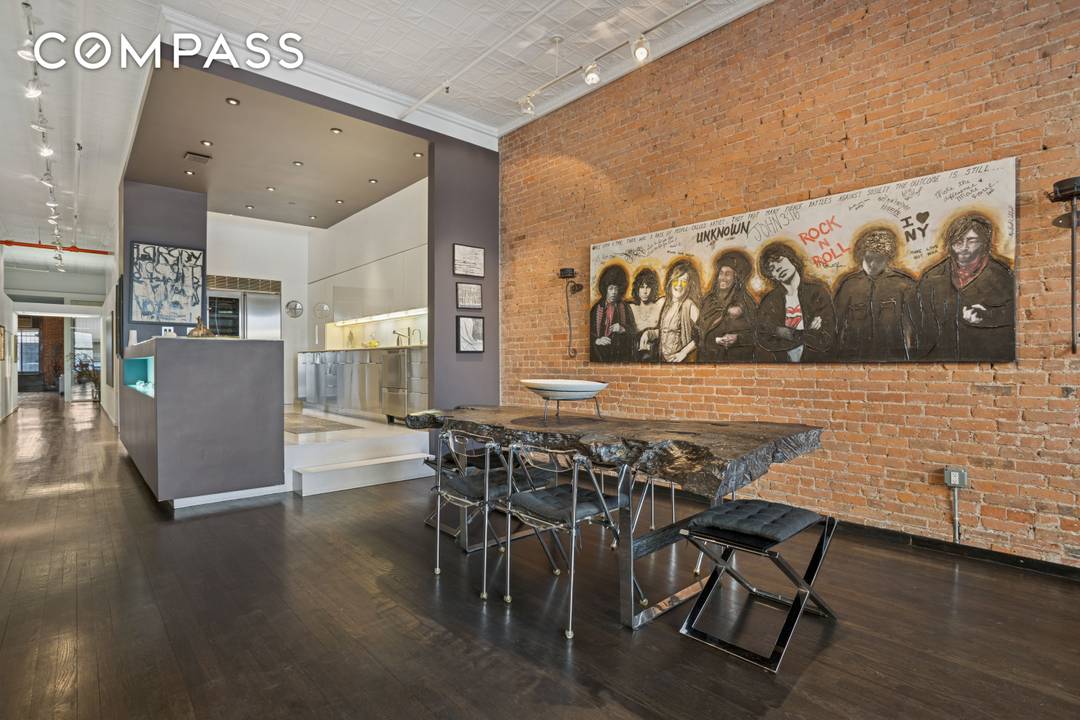 A beautifully landscaped private terrace serves as the quiet centerpiece of this magnificent 2, 500 square foot NoHo loft.