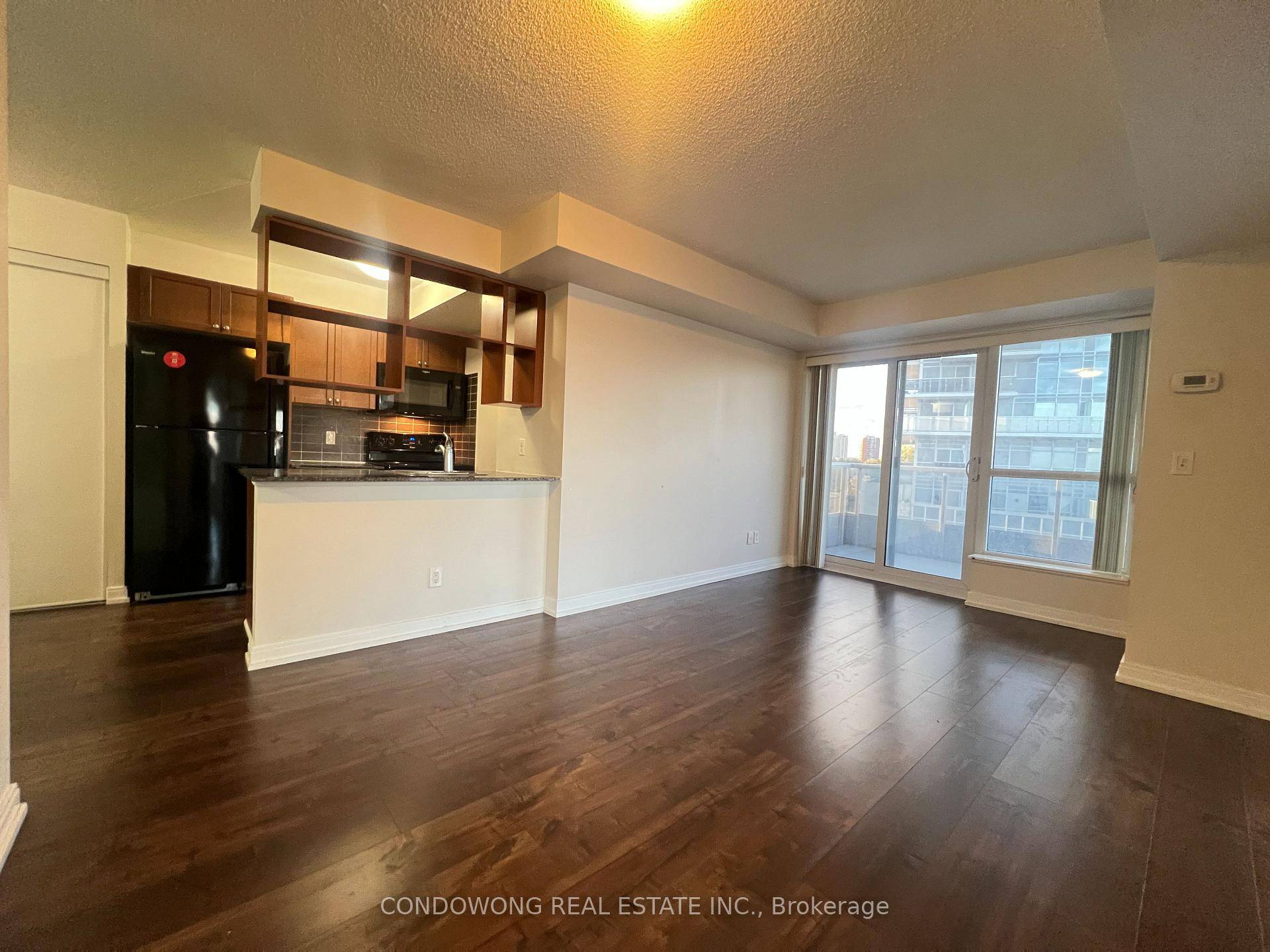 This luxury 2 bedroom, 1 bathroom suite at Ventus II at Metrogate offers bright, open living space with floor to ceiling windows and a private balcony on the 6th floor.