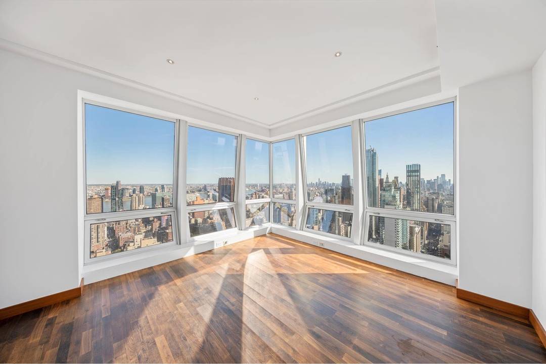 Absolutely Gorgeous Views from this Corner Two Bedroom Two and a Half Bathroom Condominium now available at 400 Fifth Avenue.