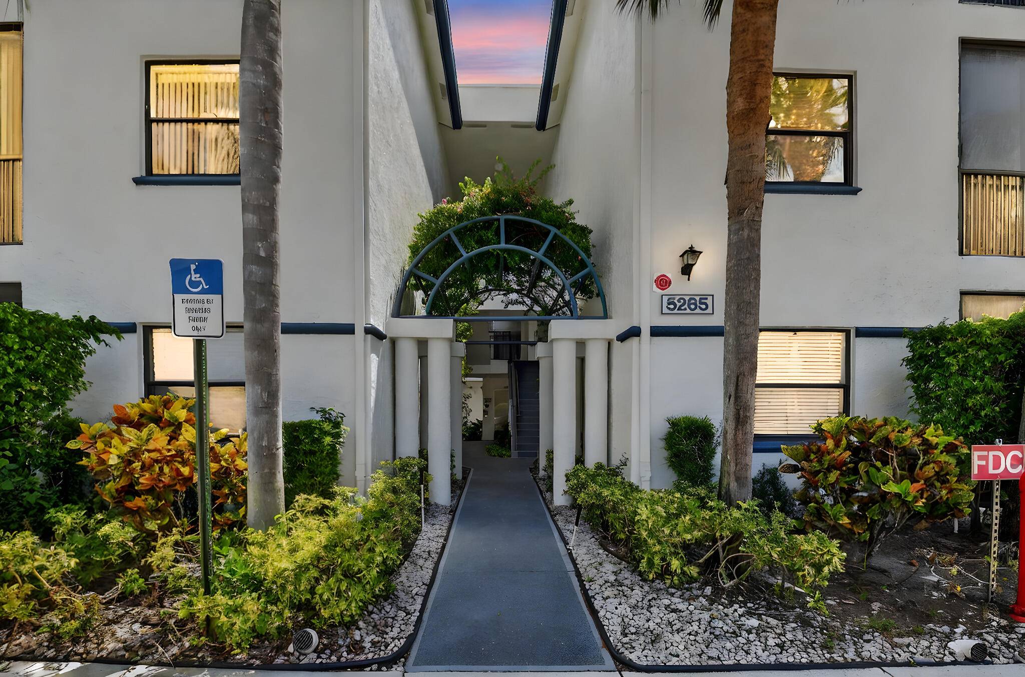 The condo boasts a window enclosed balcony and all three bedrooms offer lovely views overlooking the water.