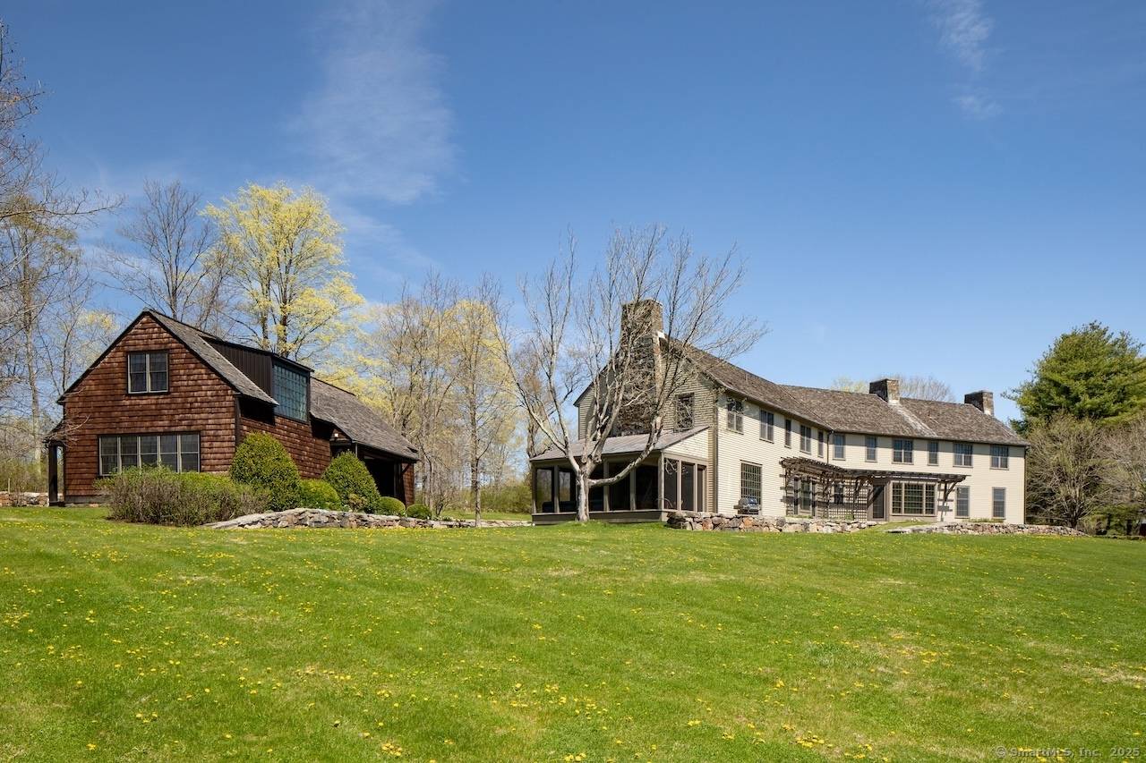 Sprawling Lakeville Compound On 21 Acres This idyllic gathering place boasts a 5 bedroom, 7 bath 6, 261 sq.
