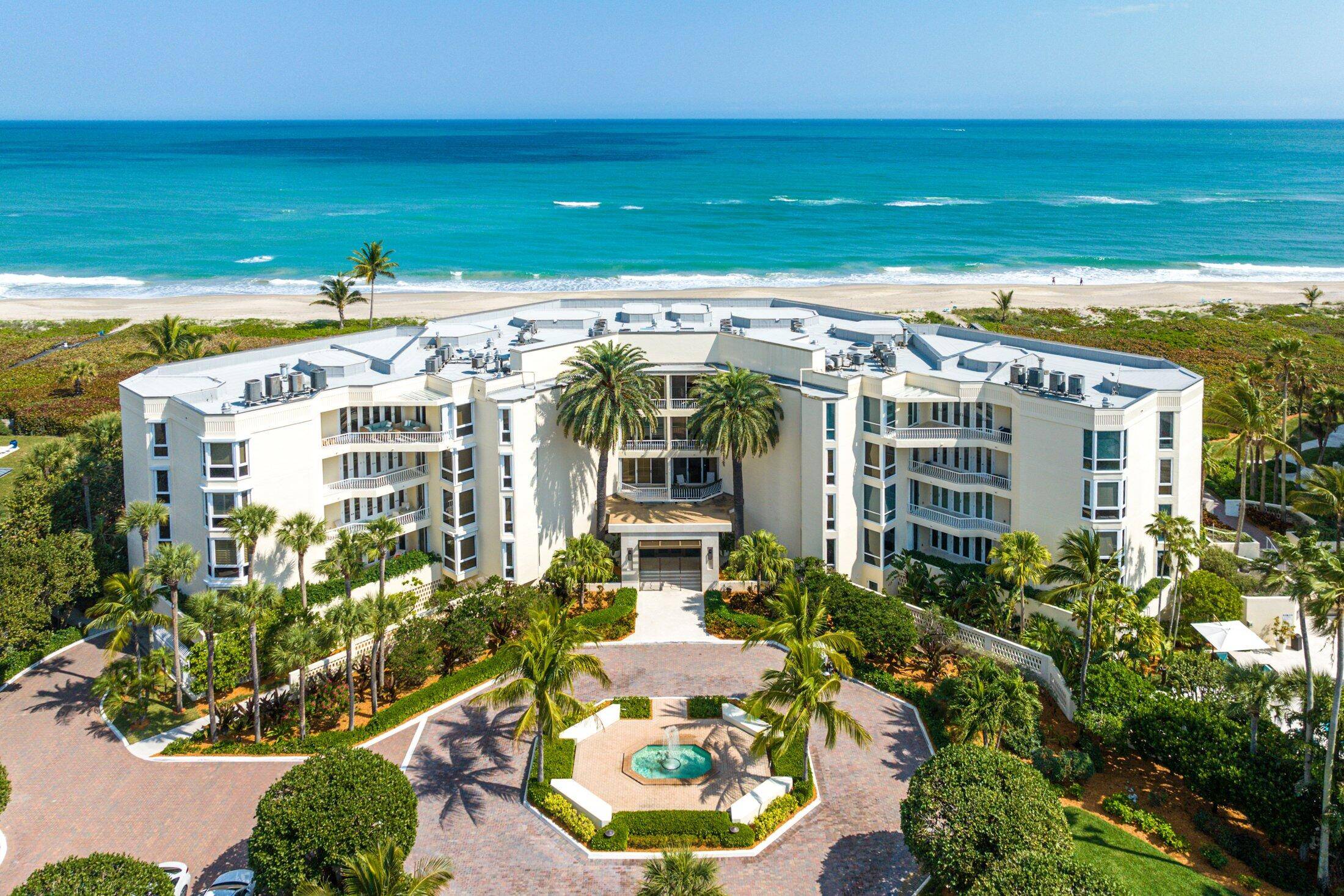 Designed by one of Florida's top award winning interior designers, this rare oceanfront residence has been newly renovated with no expense spared.