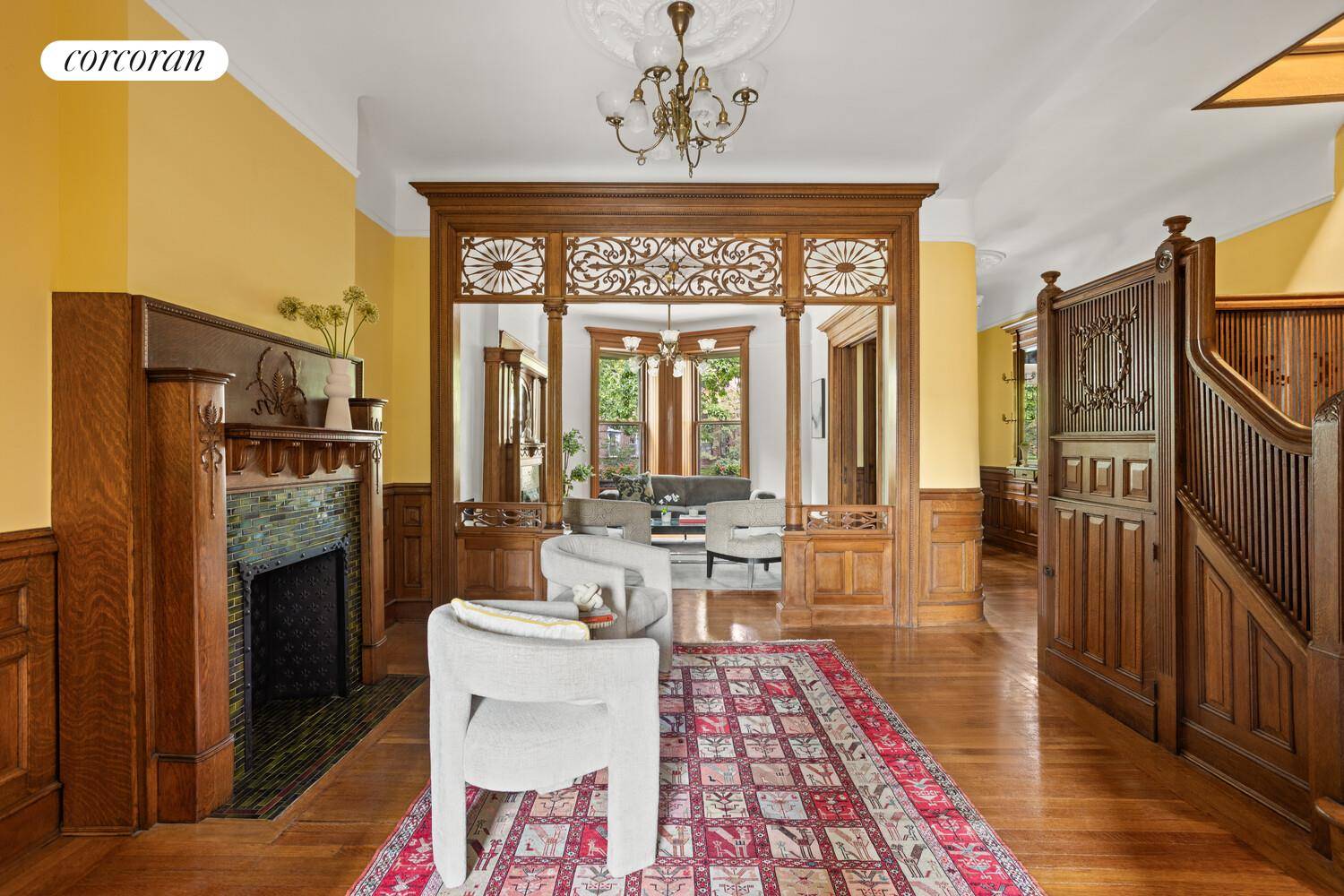 Nestled on a quiet, tree lined block in the historic Lefferts Manor section of vibrant Prospect Lefferts Gardens, this classic single family brownstone seamlessly combines timeless charm with thoughtful modern ...