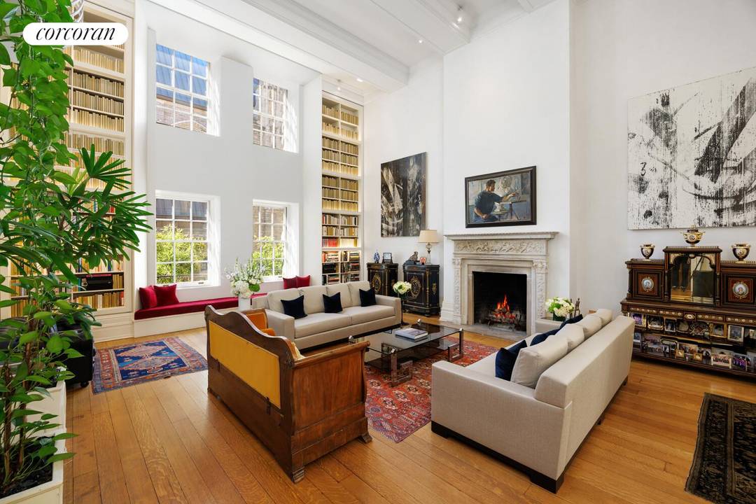 This magnificent duplex residence offers the scale and craftsmanship of a grand prewar home, paired with the warmth and comfort of modern living.