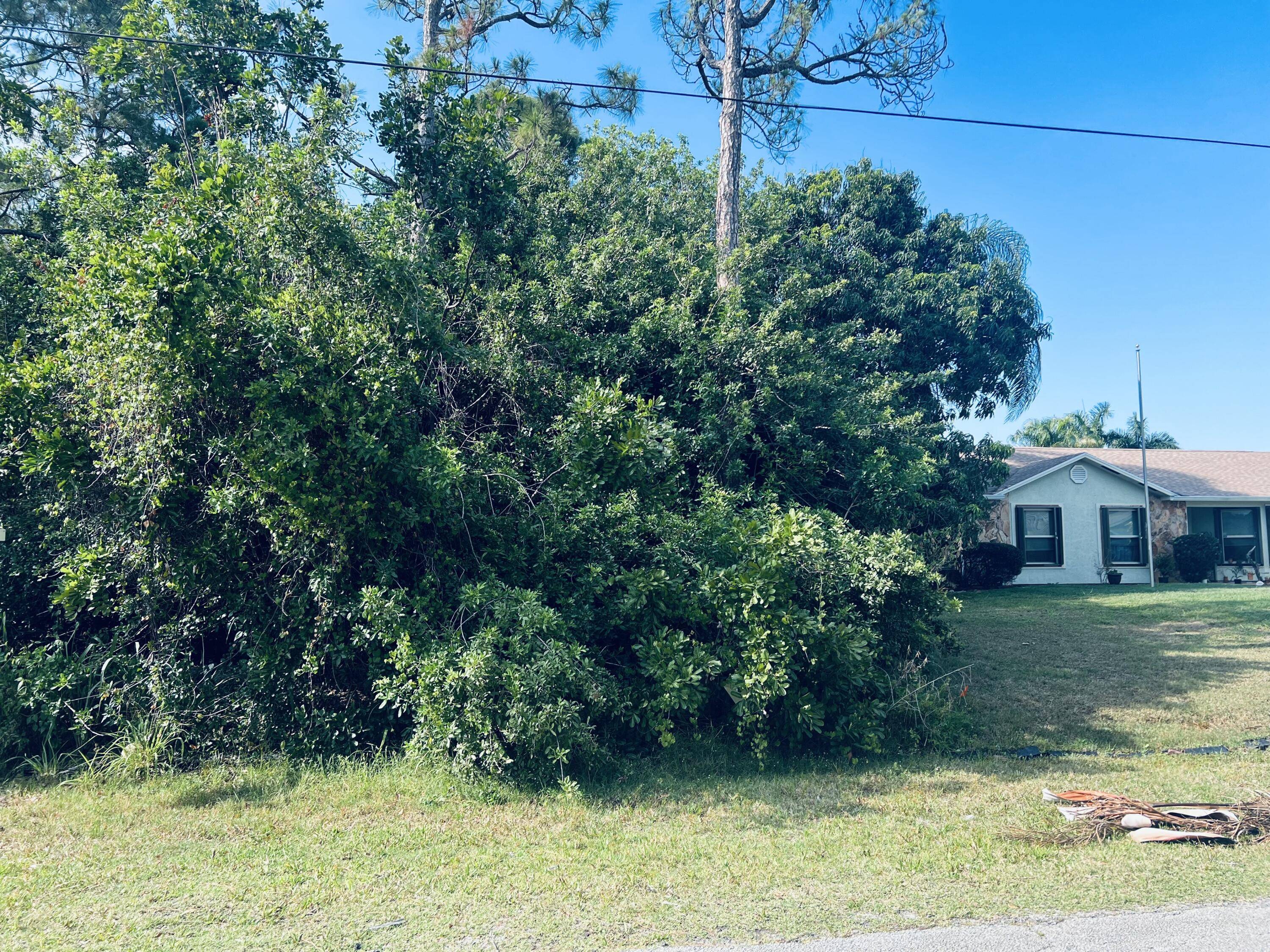 NICE HIGH AND DRY LOT JUST NORTH OF CROSSTOWN PARKWAY AND EASY ACCESS TO ST LUCIE WEST.