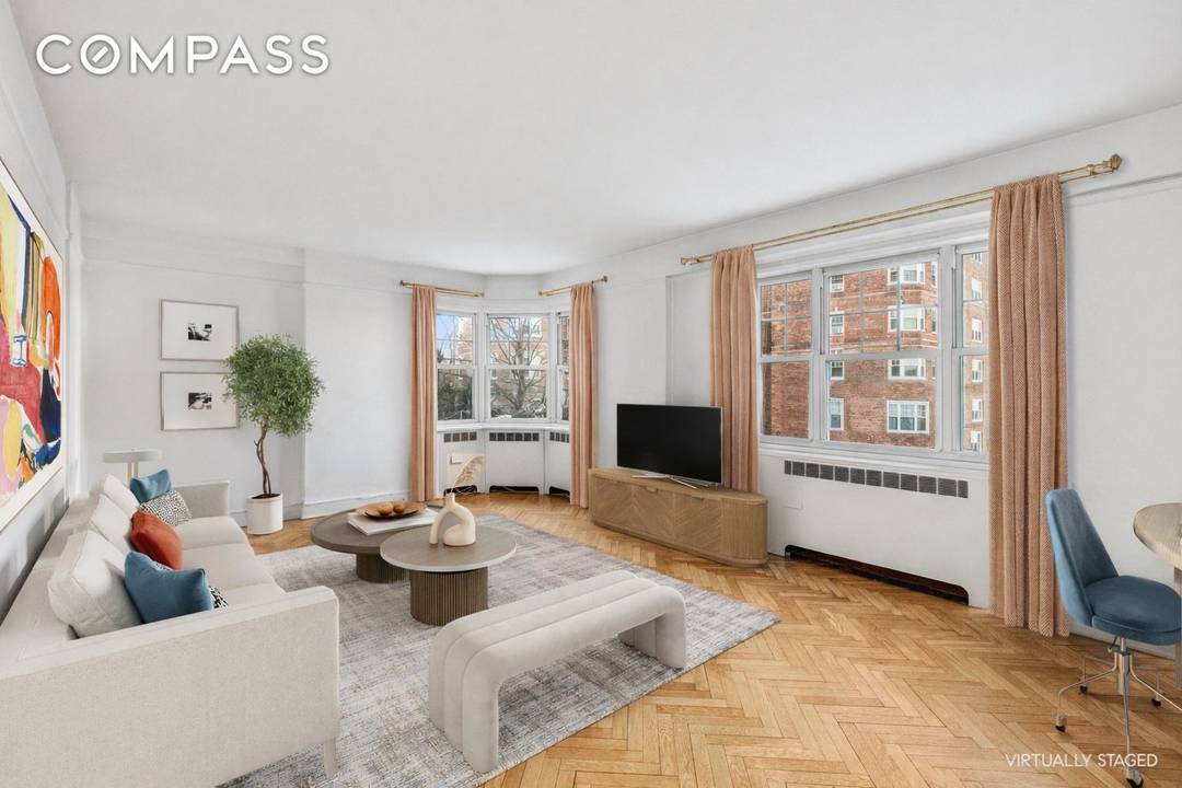 Bright and sunny SW facing gracious Castle Village one bedroom home !