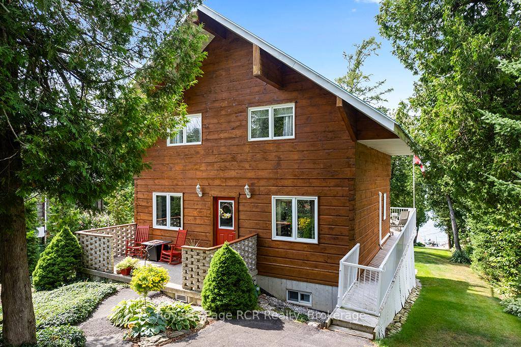 Georgian Bay Waterfront Log Home with In Law Potential !