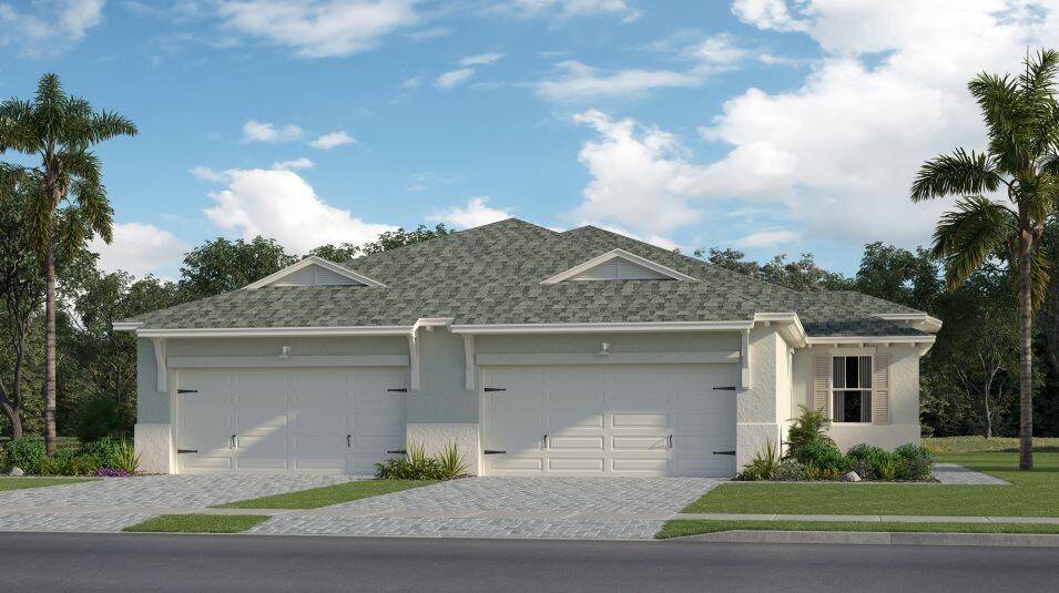 Exclusive to active adults 55 and better, this new single story twin home is a modern take on a classic design.