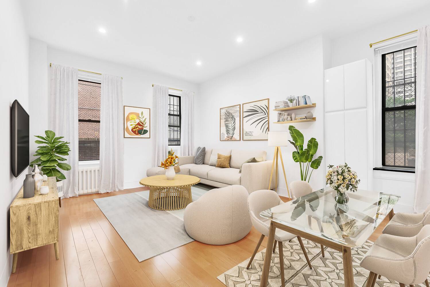 Welcome to Residence 1C at 26 West 97th Street a spacious, beautifully renovated one bedroom home just feet from Central Park.