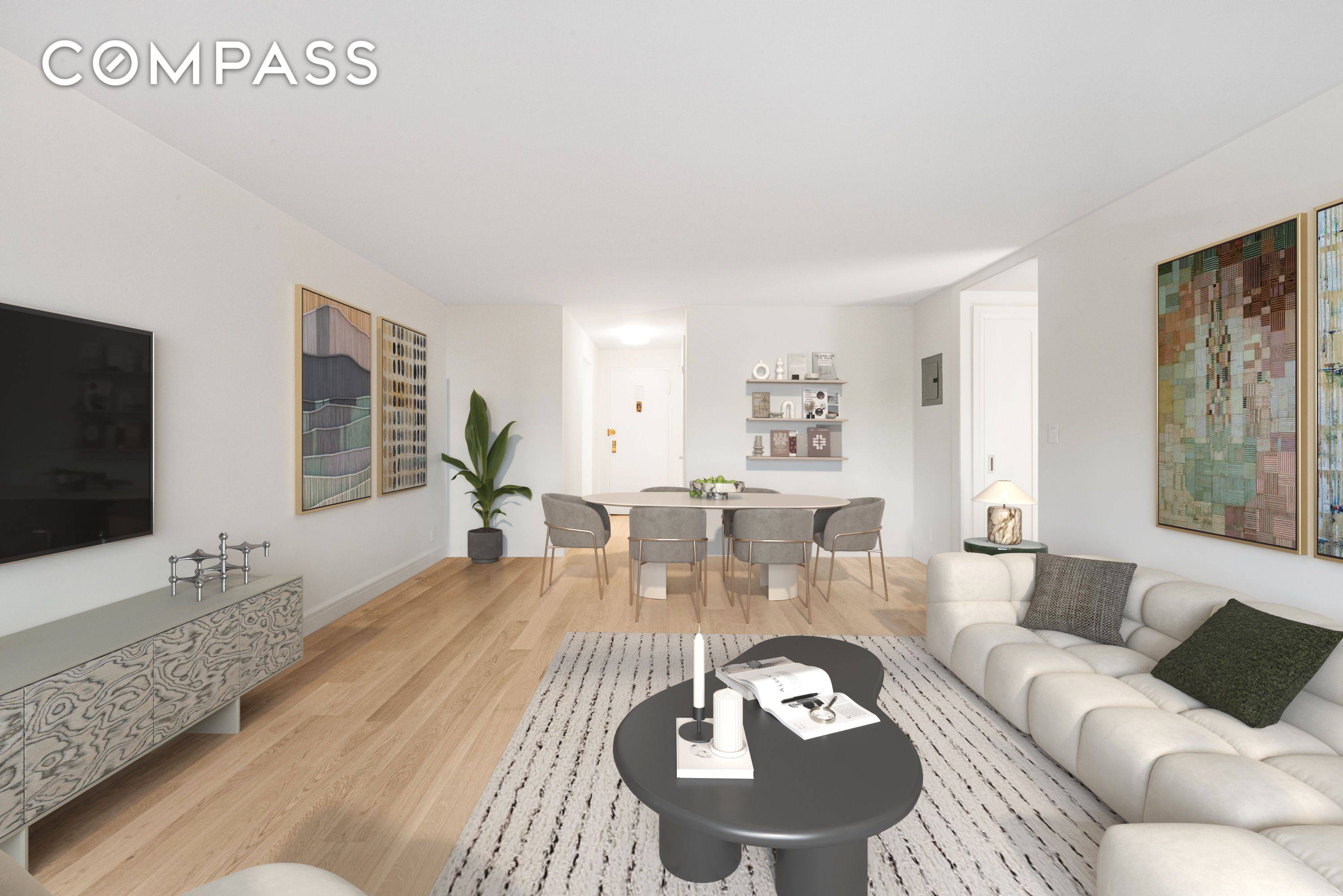 SPONSOR UNIT NO BOARD APPROVAL Renovation in Progress This 748 sq ft 1 bed 1 bath is being gut renovated.