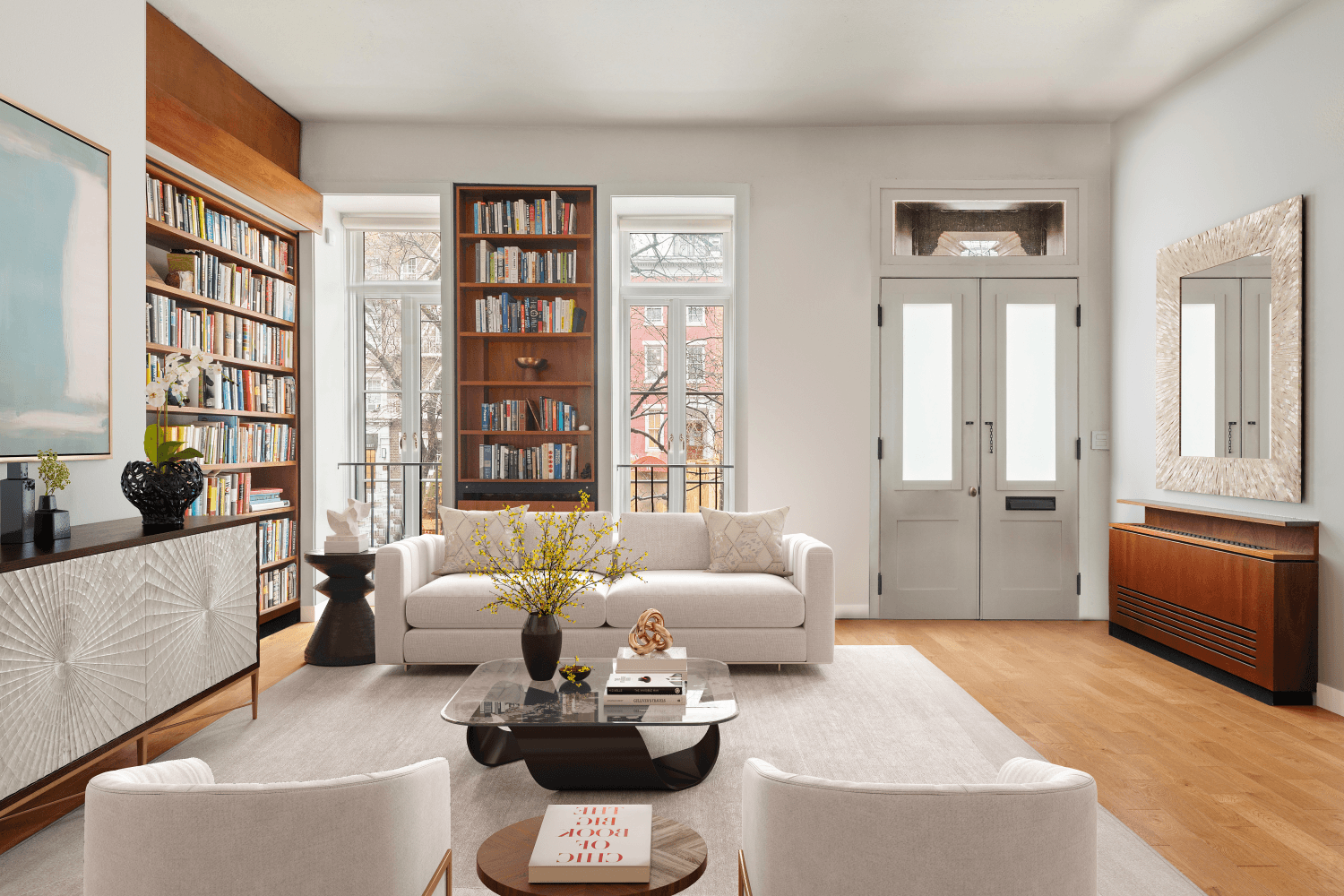 Recently renovated 20' wide home with a wide open layout and stunning parlor floor.