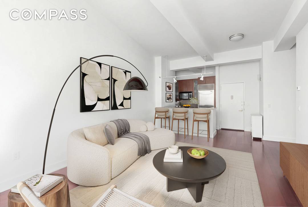 Apartment 9A at 80 John Street is a serene, impeccably kept one bedroom, one bath residence that captures the best of downtown Manhattan living.