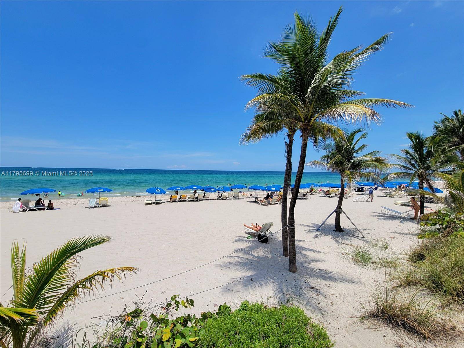 Luxury Oceanfront Condo In A Full Amenity Building w Private Beach Access to Beautiful Hallandale Beach !