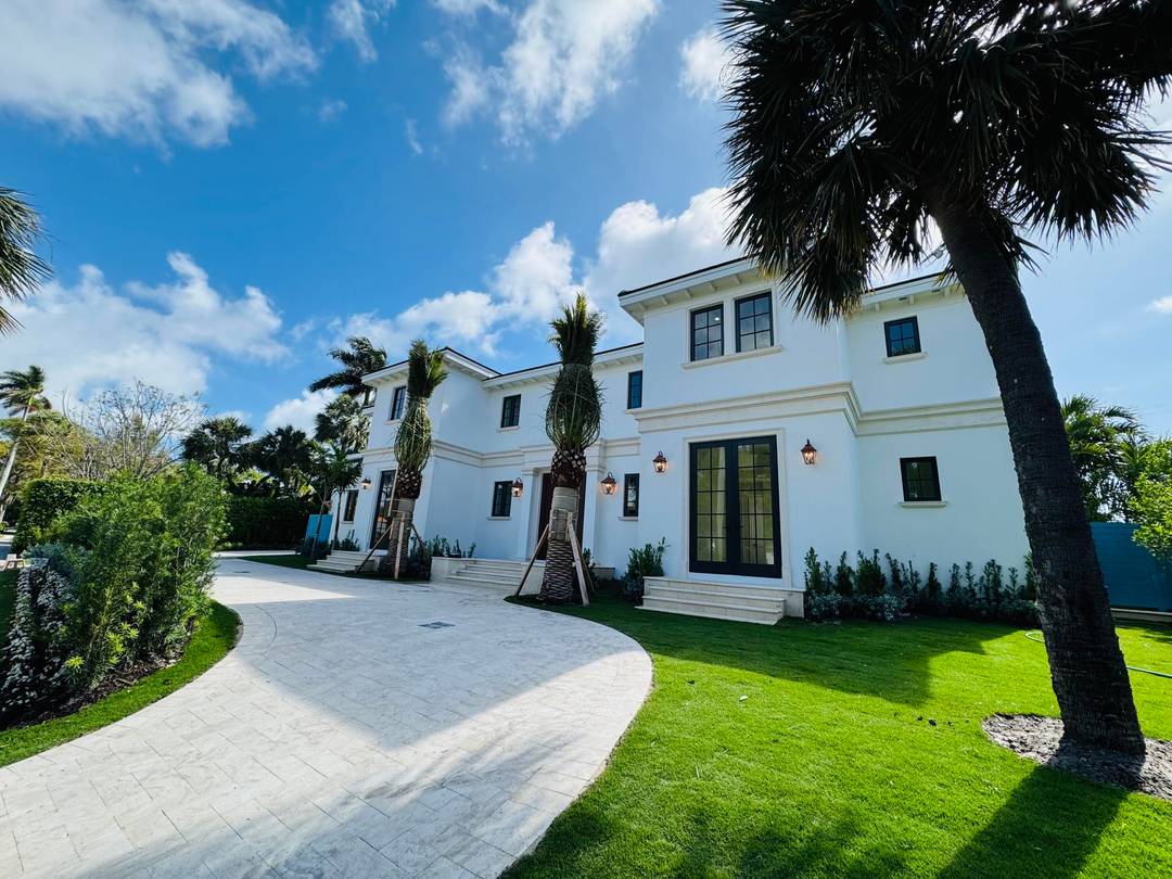 Newly completed is a stunning five bedroom main house with separate guest house with tasteful appointments.