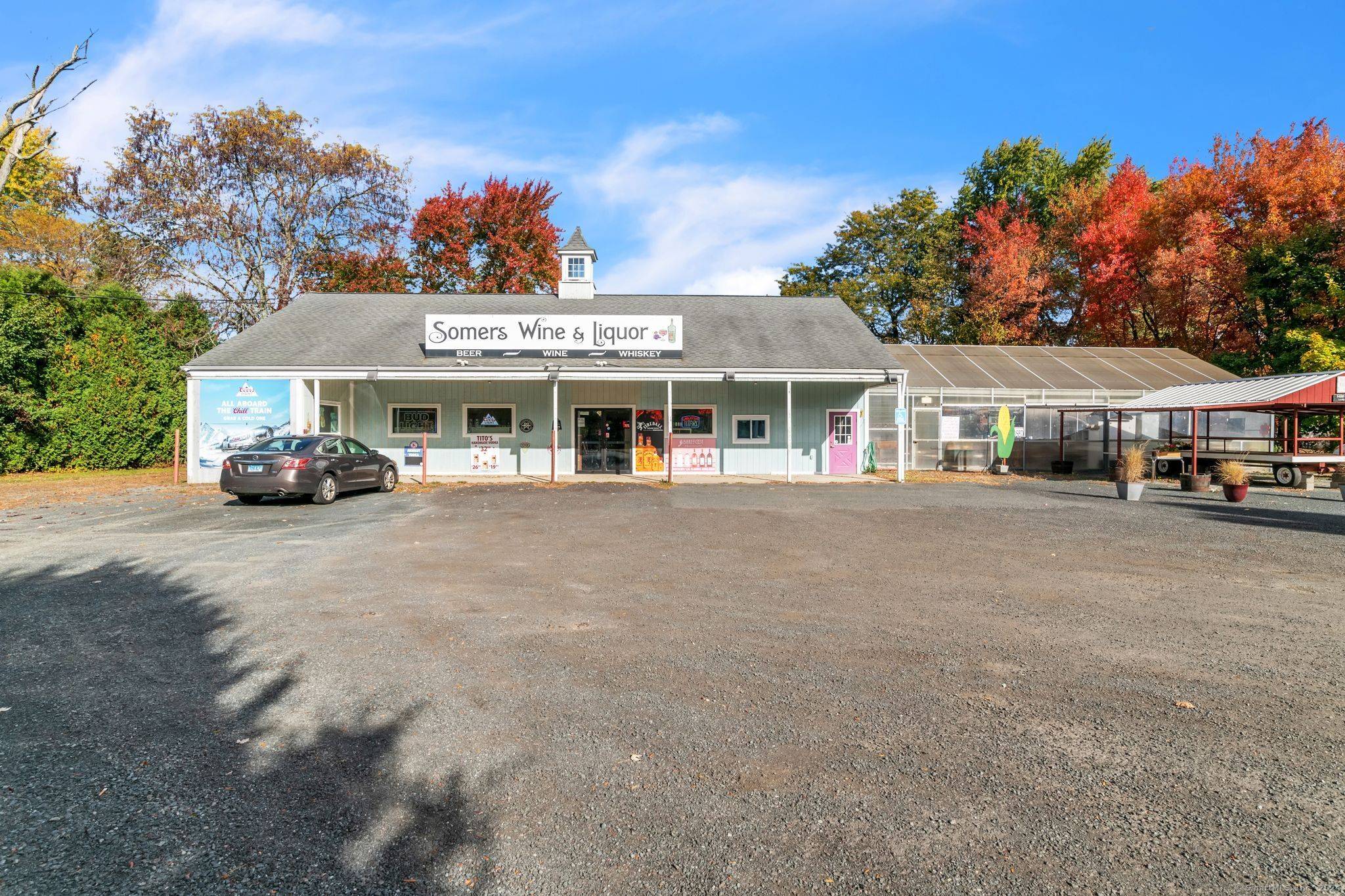 Rare opportunity to own a wine and liquor store on a busy commercial road in Northern CT.