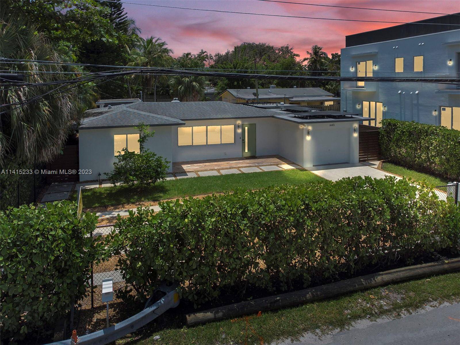 Mid Century Modern Smart Ready Home, completely updated with 3 Bedrooms, 2 Bathrooms and Pool located in one of the most sought after neighborhoods of Fort Lauderdale.