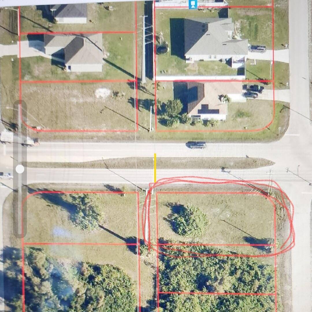 Corner lot 85 x 125. All cleared