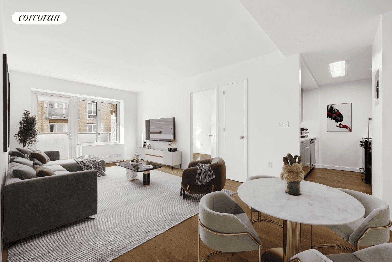 Welcome home to residence 6J at Packard Square !