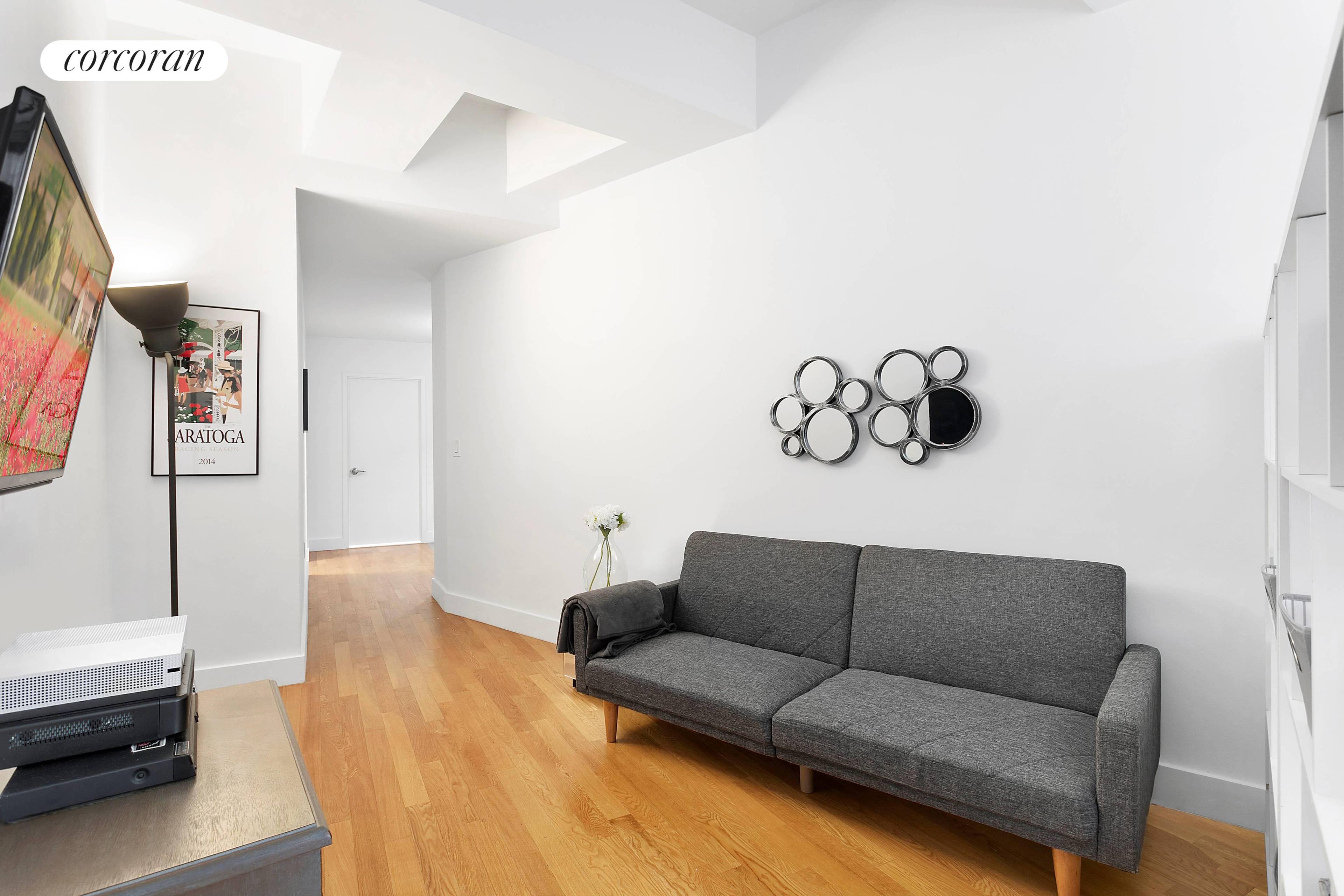 This is one of the best studio layouts at 99 John Street and overlooks the gardens for a serene and bright living environment.