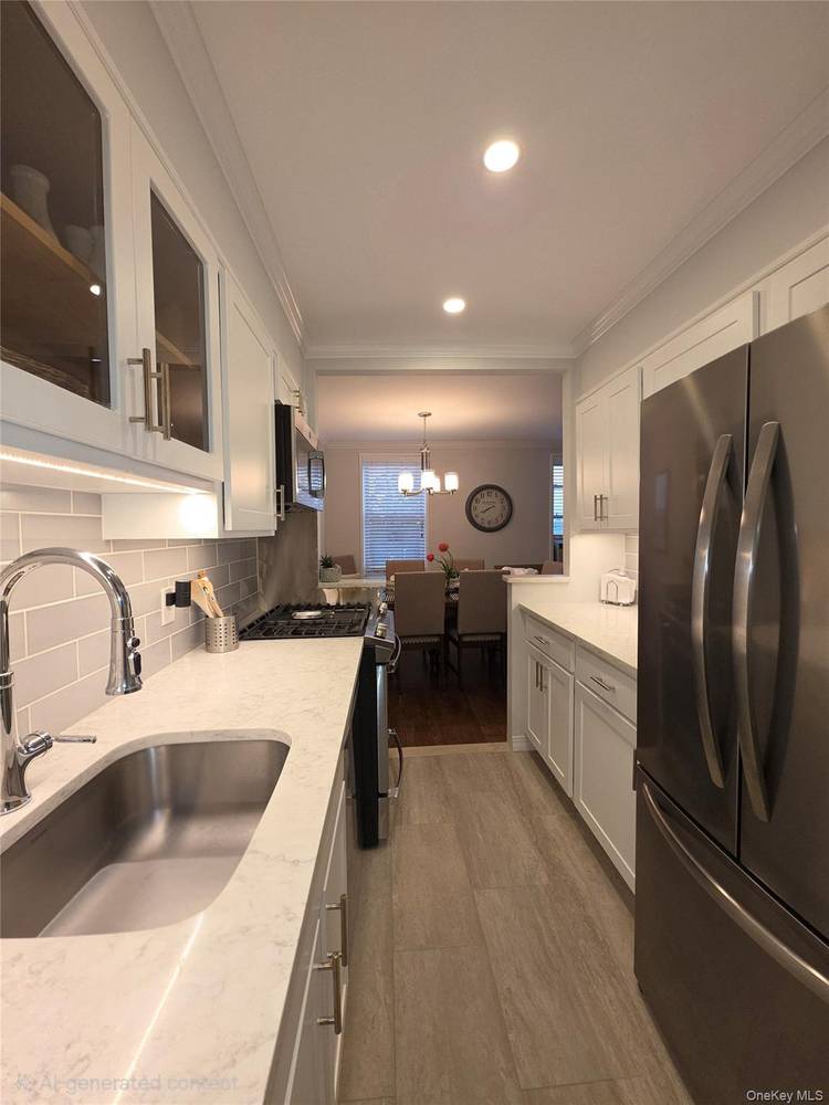 Nestled in a newly updated co op building in the heart of Eastchester, this beautifully renovated two bedroom, two full bath end unit offers the perfect blend of modern elegance, ...