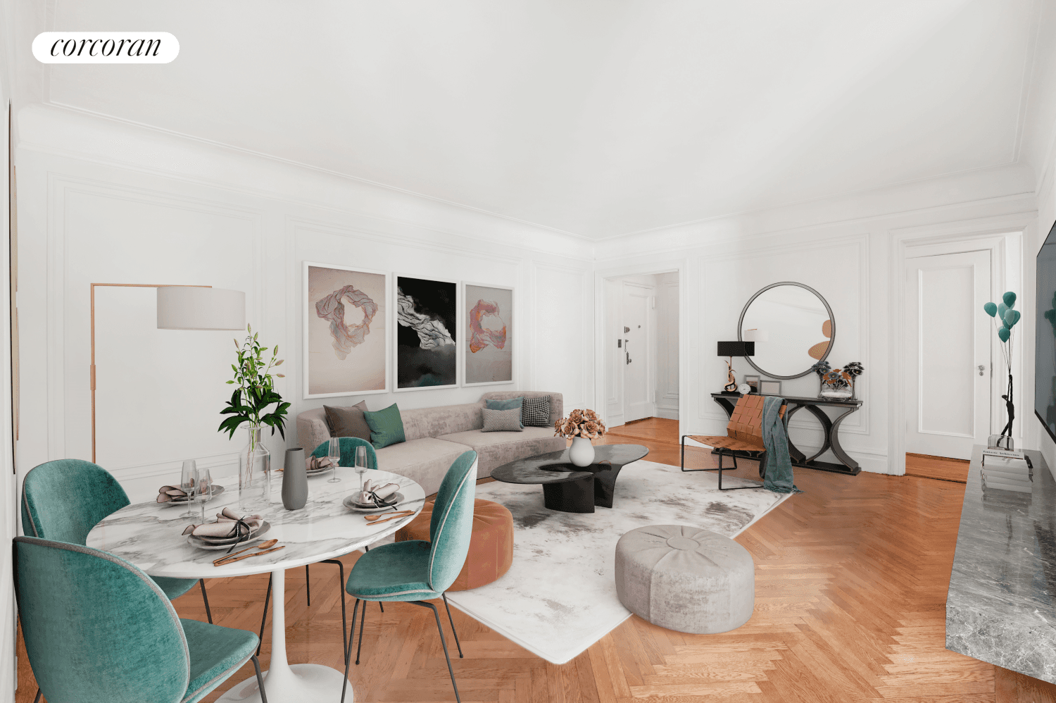 Welcome to 395 Riverside Drive 9D, a truly exceptional 1 bedroom nestled in the highly sought after Morningside Heights on the corner of 112th Street.