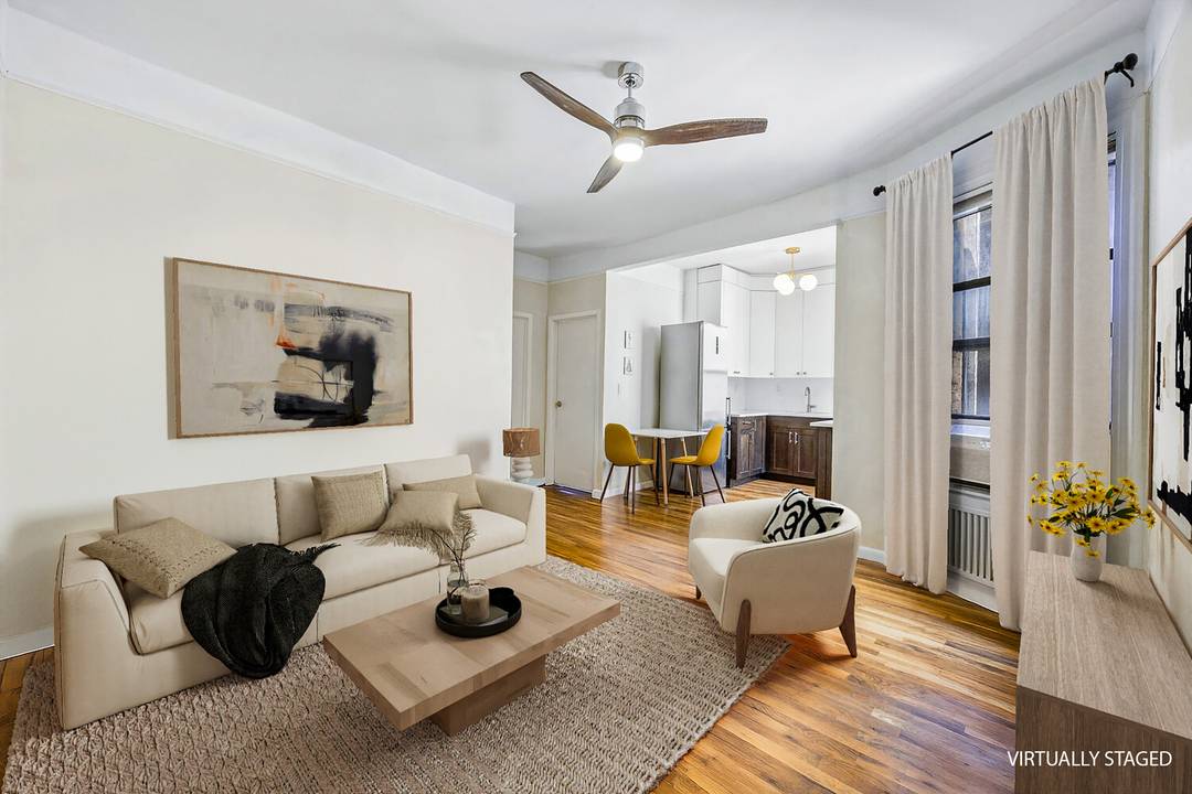Situated at the intersection of Washington Heights and Hamilton Heights, this thoughtfully renovated home balances prewar charm with modern updates.