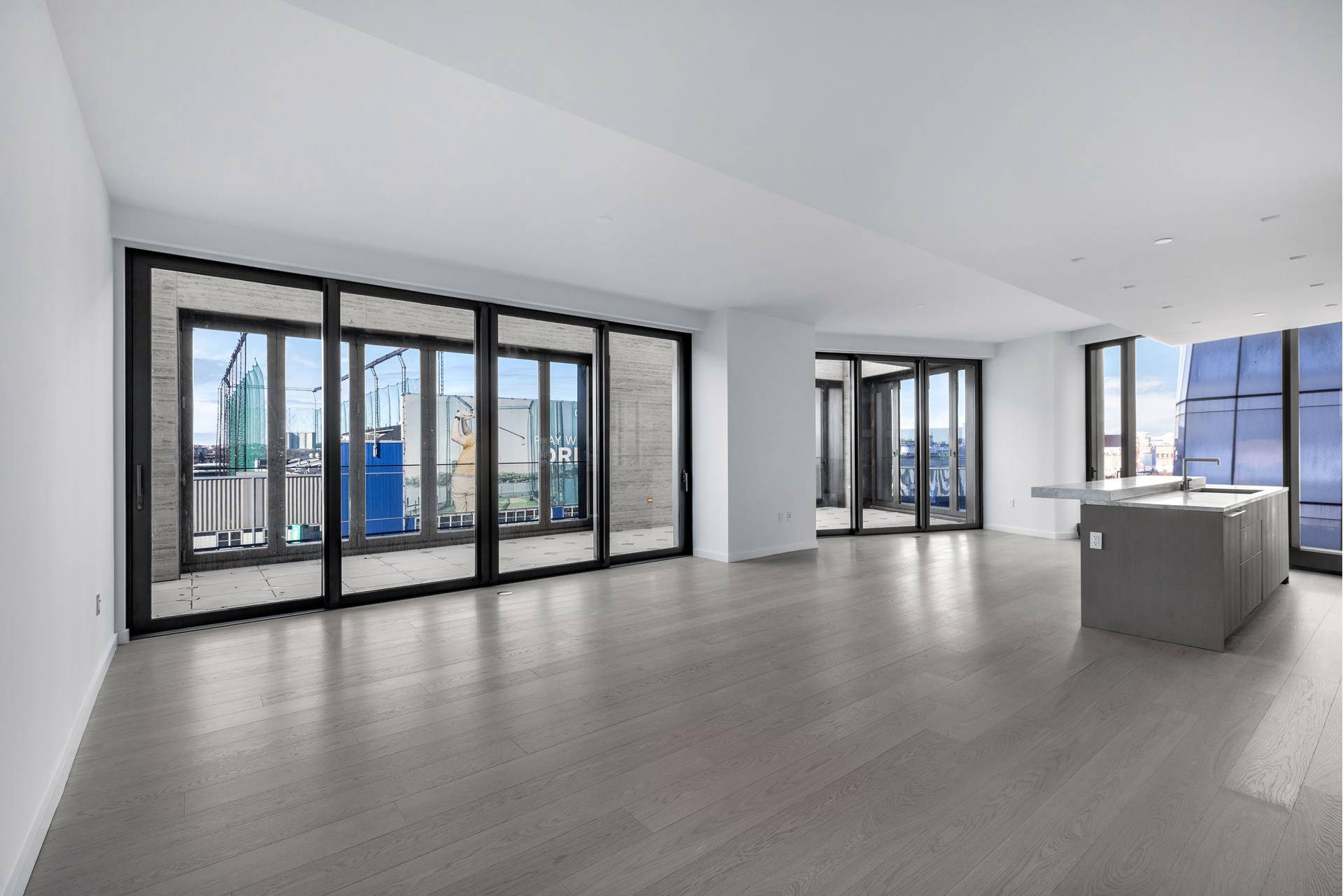 Residence 5C is a brand new 2, 054 SF two bedroom, two and a half bathroom home with stunning Hudson River views and a 472 SF terrace.