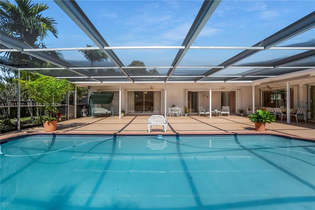 Immaculate 3BD 2BA pool home with 2 car garage on an oversized 10, 000 sq ft lot in desirable Hollywood Hills.