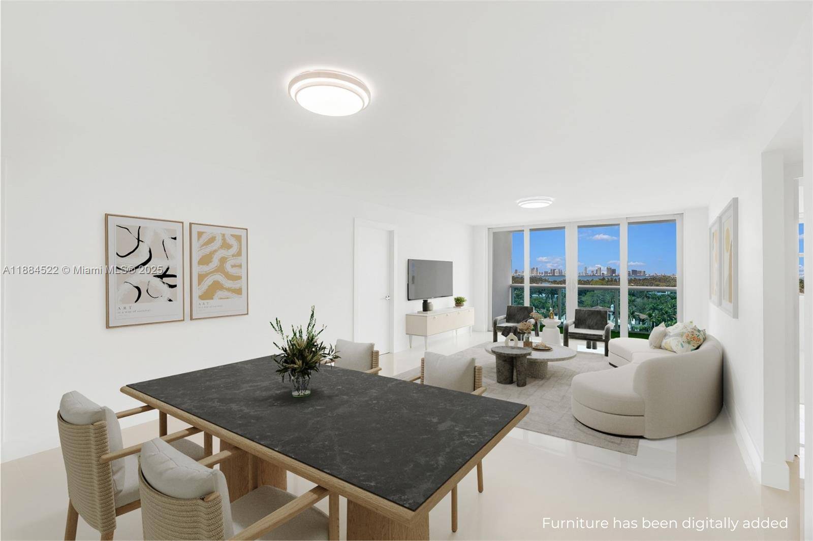 This newly renovated bright 2 bedroom, 2 bath corner residence in the heart of Miami Beach at Aquasol is the perfect place to call home.