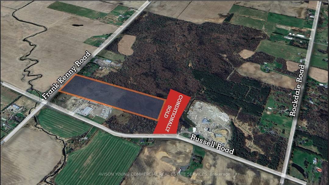 Only 26 acres left. Hard to find Rural Heavy Industrial land in the east end.
