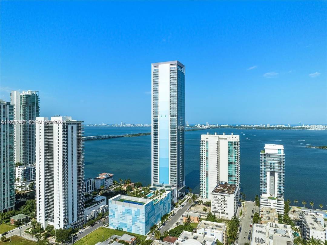 Missoni Baia residence 3406 offers sweeping views of Biscayne Bay and gorgeous sunsets from both the living area and primary bedroom.