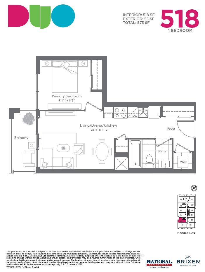 Fantastic Living In The Brand New Duo Condos.
