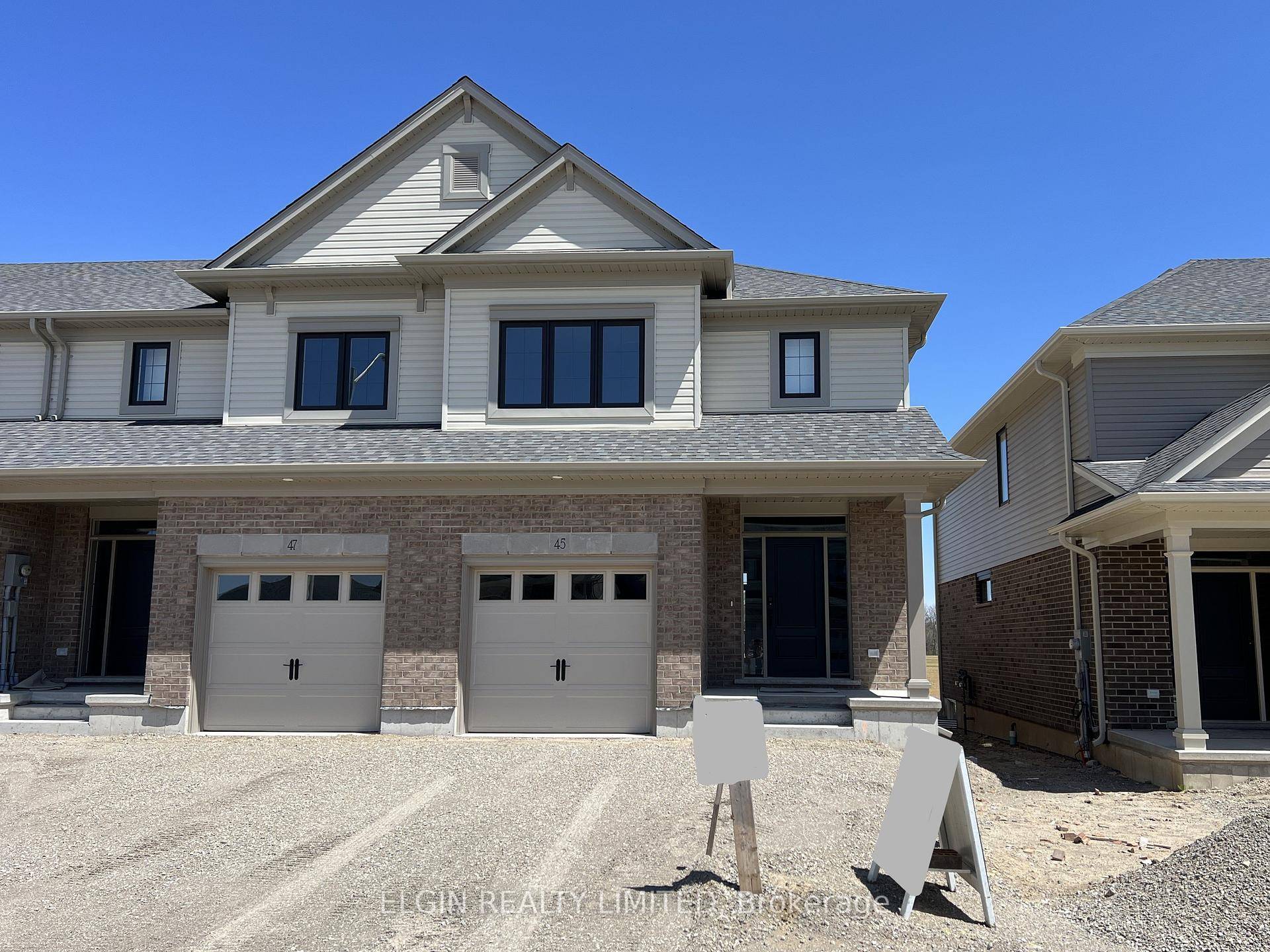 Move in ready ! This Freehold No Condo Fees 2 Storey Town End unit built by Hayhoe Homes features 3 bedrooms, 2.