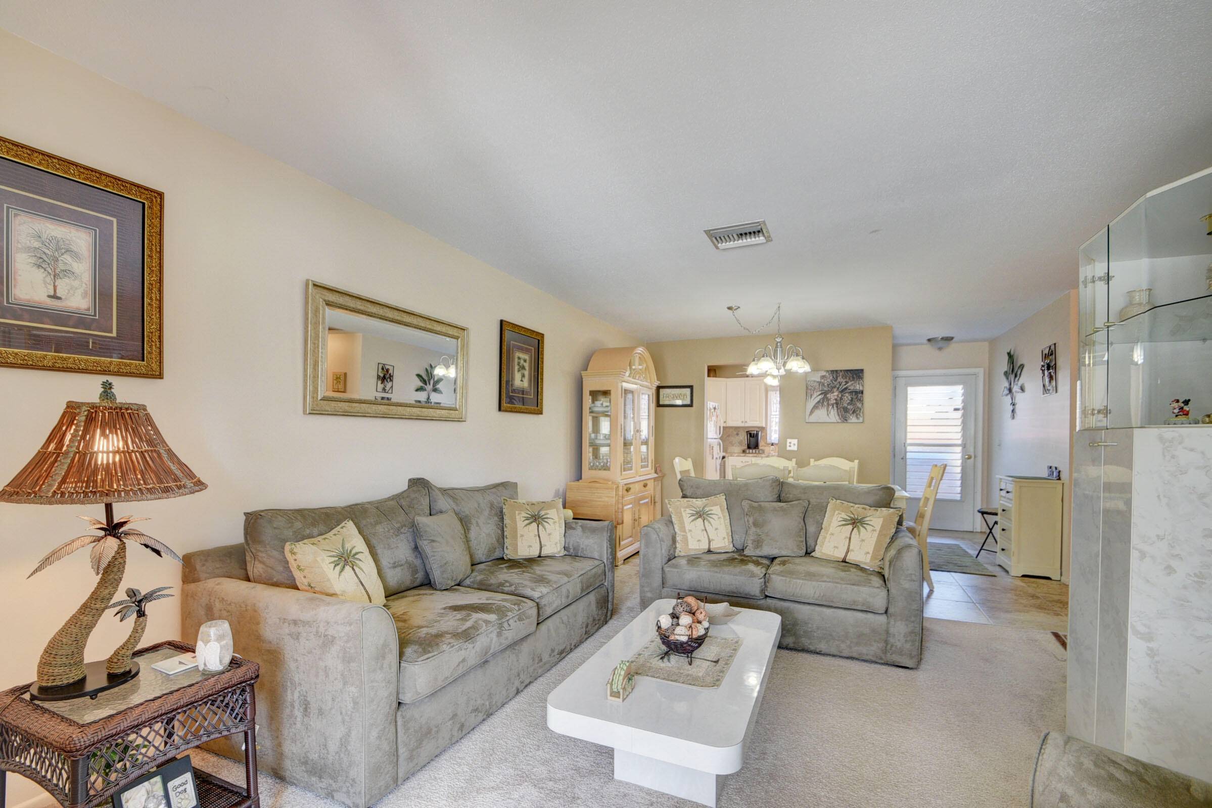 Nicely updated 2 2 villa in a 55 community.