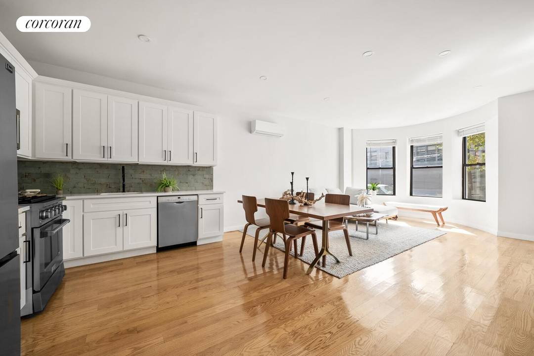 Nestled in the heart of Prospect Lefferts Gardens, this barrel front two family brick townhouse offers a perfect blend of space, comfort, and location.