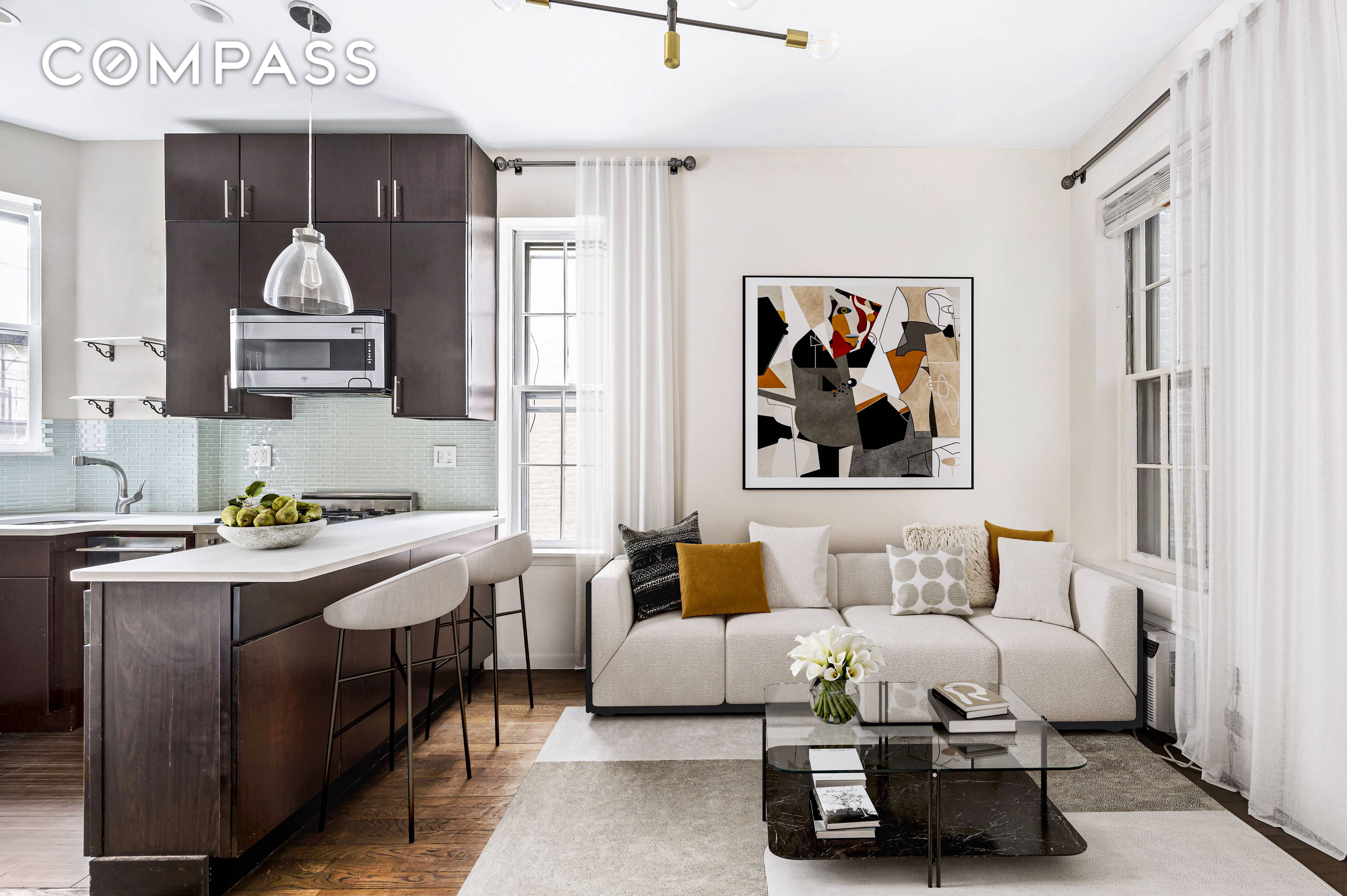 Welcome to residence 2C. Nested in this authentic pre war building in Chelsea, this charming 1 bedroom 1 bathroom home offers oversized windows in the living area which provide Northern ...
