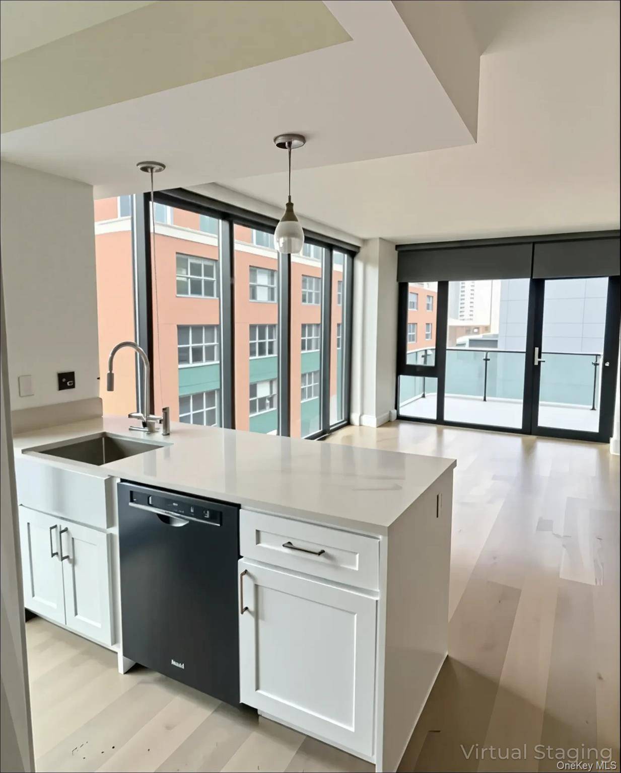 Exceptional Corner One Bedroom Condo with Floor to Ceiling Windows in Prime Long Island City Located in the Queensboro Tower, Residence 9C is a rare south facing corner unit, and ...