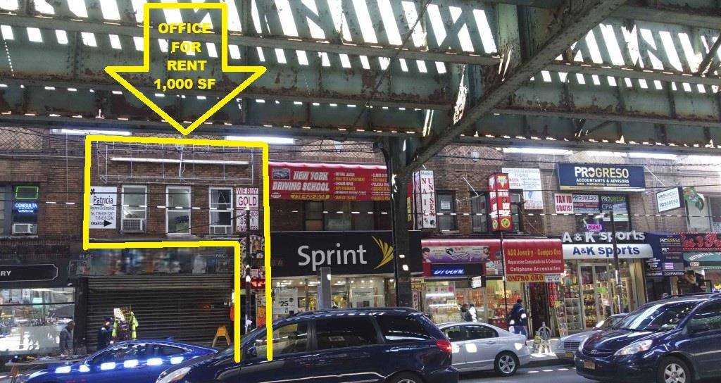 EXCELLENT OFFICE SPACE FOR RENT PRIME LOCATION IN JACKSON HEIGHTS.