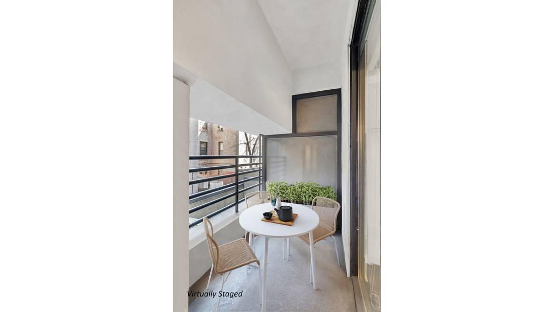 A unique and spacious, extremely quiet, lofted triplex in the historic pre war Pythian condominium.
