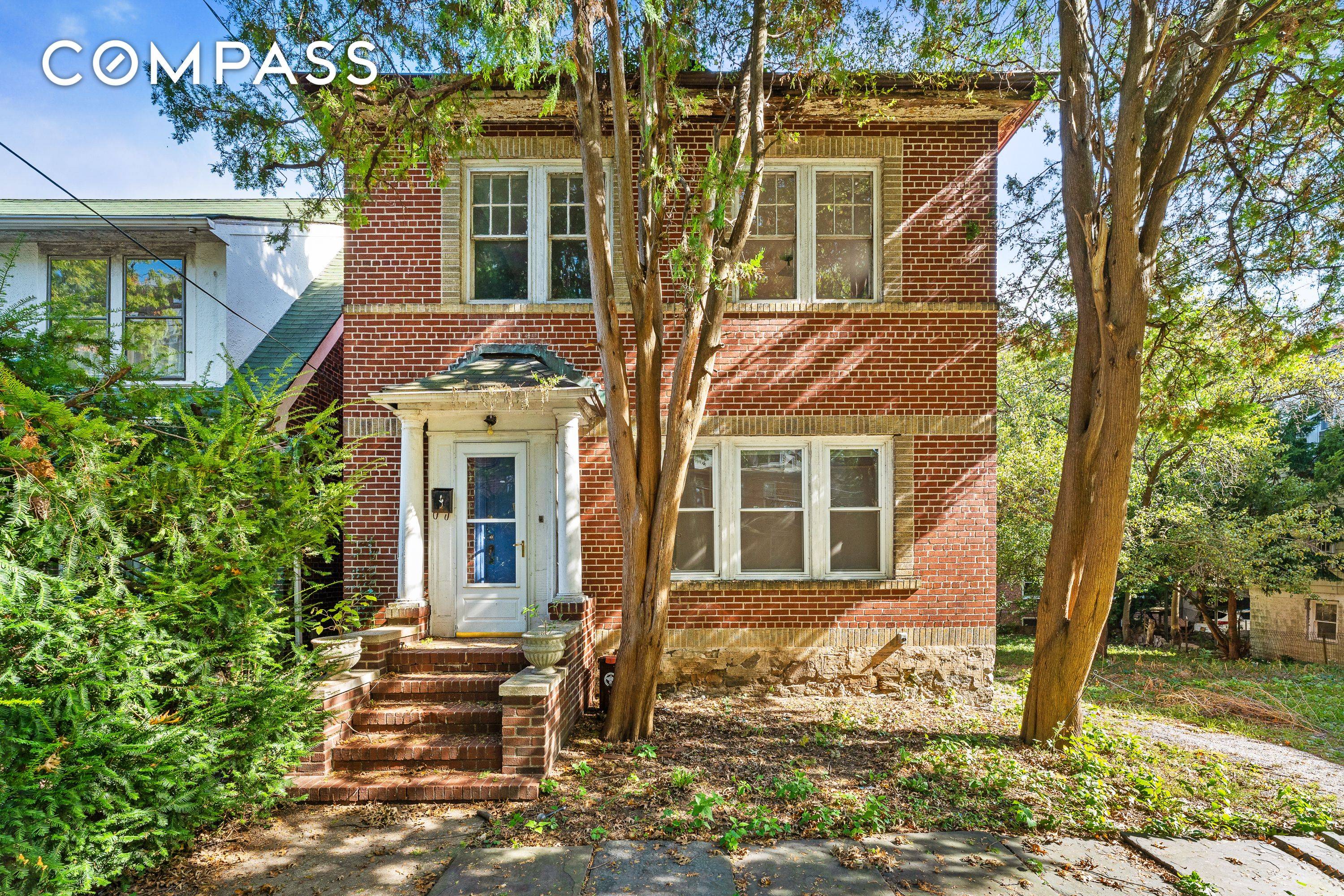 Create your dream home with the excellent brick bones of this house.