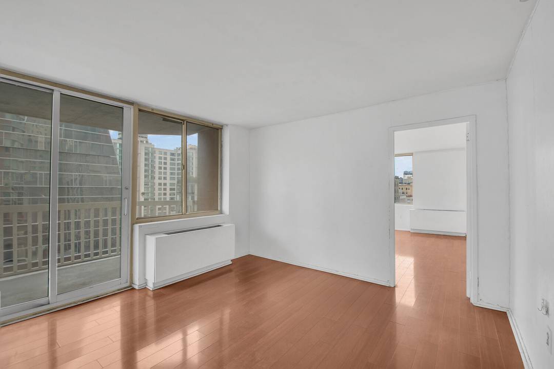 Oversized one bedroom, two bath residence offering approximately 952 square feet of beautifully proportioned living space with a large balcony and sliver view of Gramercy Park.