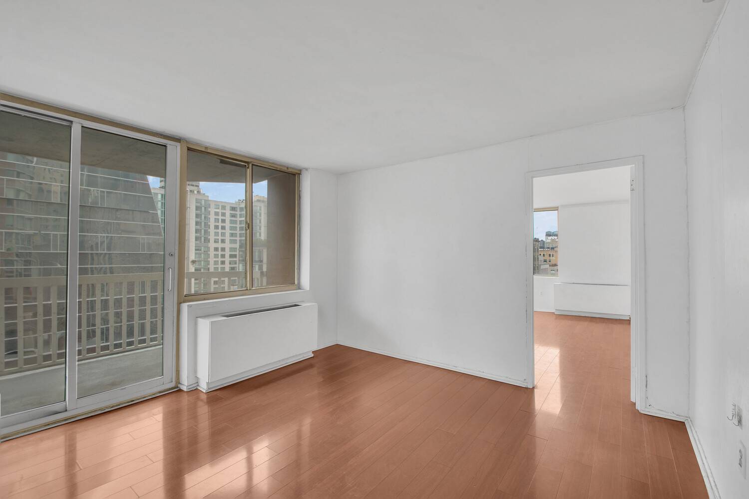 Oversized one bedroom, two bath residence offering approximately 952 square feet of beautifully proportioned living space with a large balcony and sliver view of Gramercy Park.