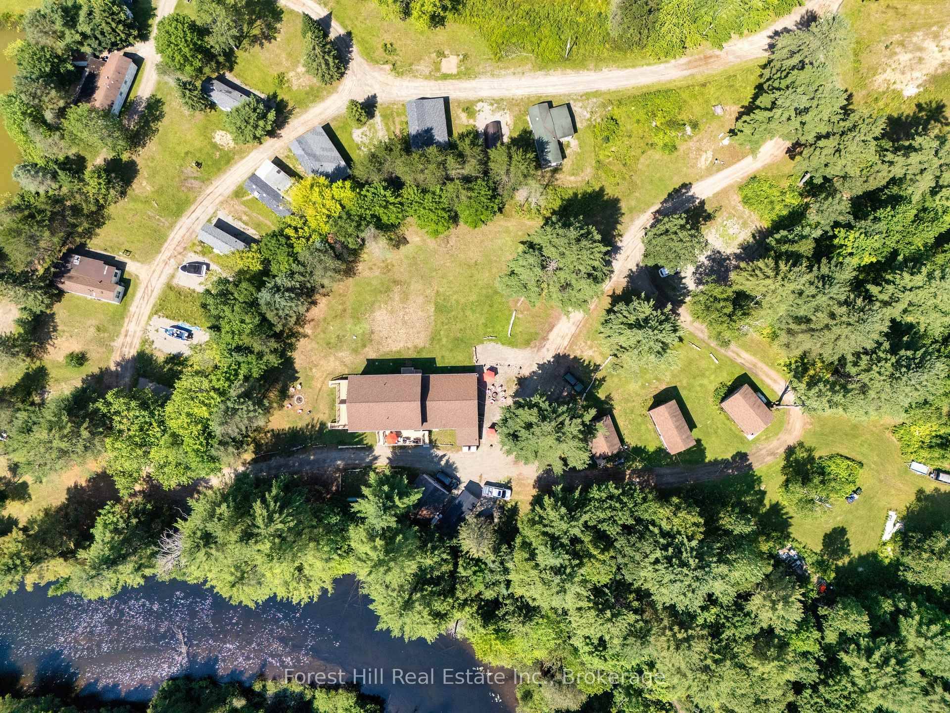 Exceptional residential and or commercial possibilies and opportunities abound on this unique, 10 acre waterfront property with 1, 200' on the Hollow River that has navigable boat access to MUSKOKA'S ...