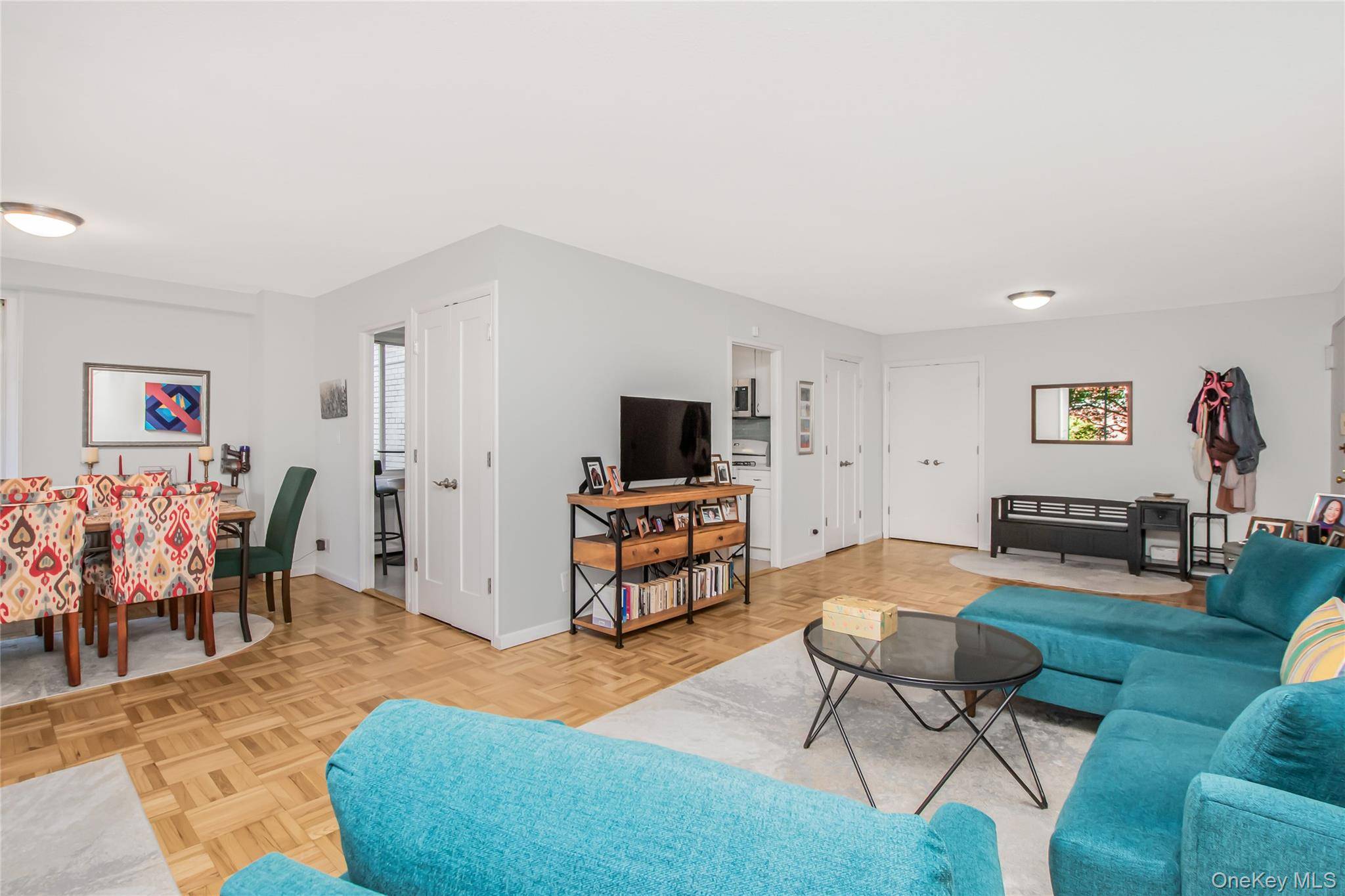 NEW TO THE MARKET ! Immaculate, totally renovated, low floor Jr4 apartment with a terrace and garden view at the sought after Whitehall.