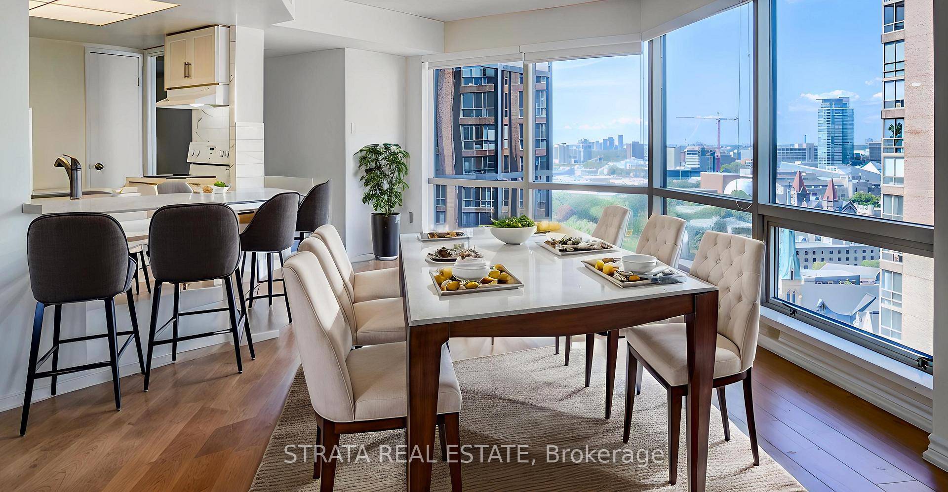 Spectacular NW corner unit with 2 bedrooms, 2 bathrooms and a den.