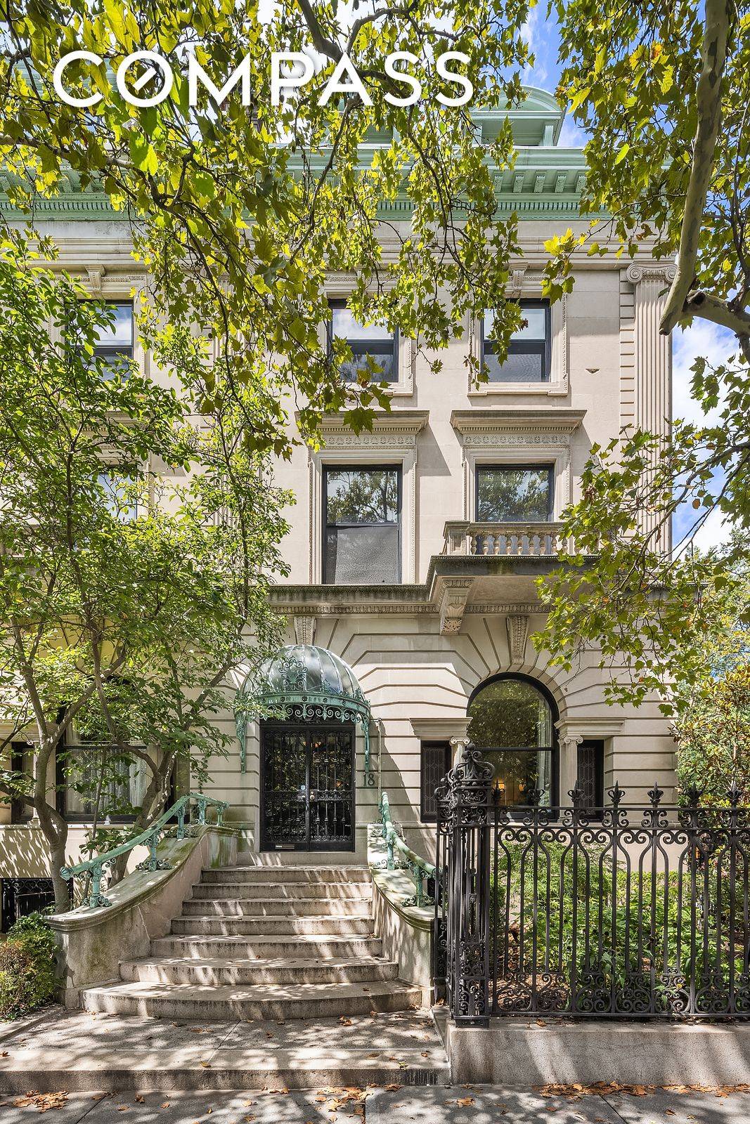 Rarely if ever does a corner located Neo Italian Renaissance mansion scaled limestone townhouse with three open exposures come to market, a collector grade landmark perfectly positioned directly on Prospect ...